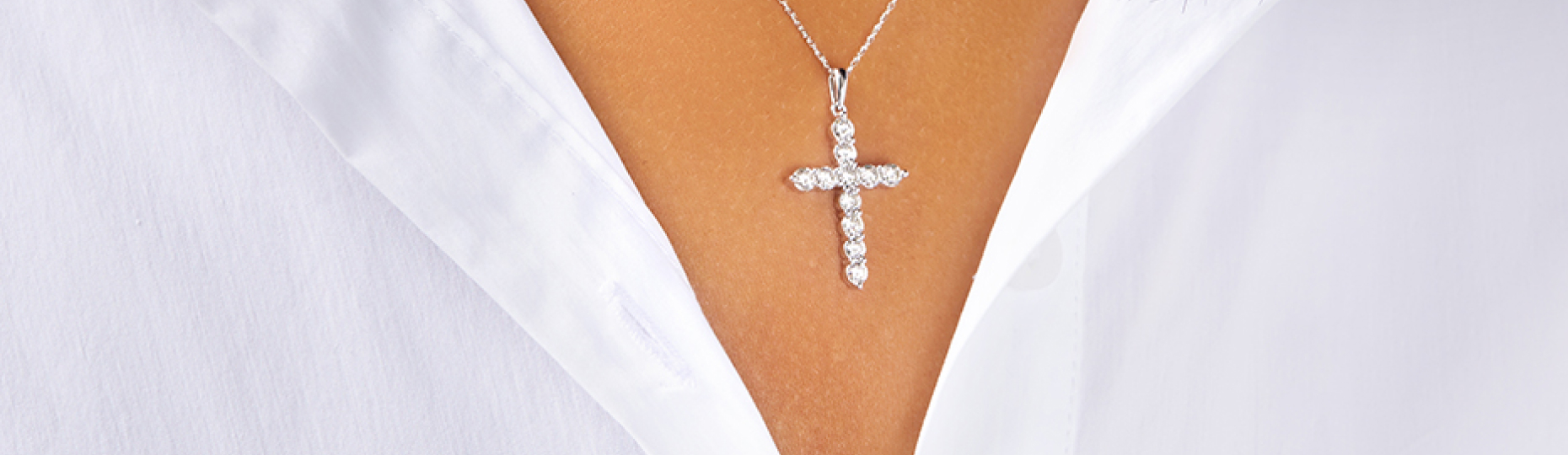 Avon gold hot sale cross necklace