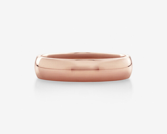 Rose Gold Men's Wedding Band