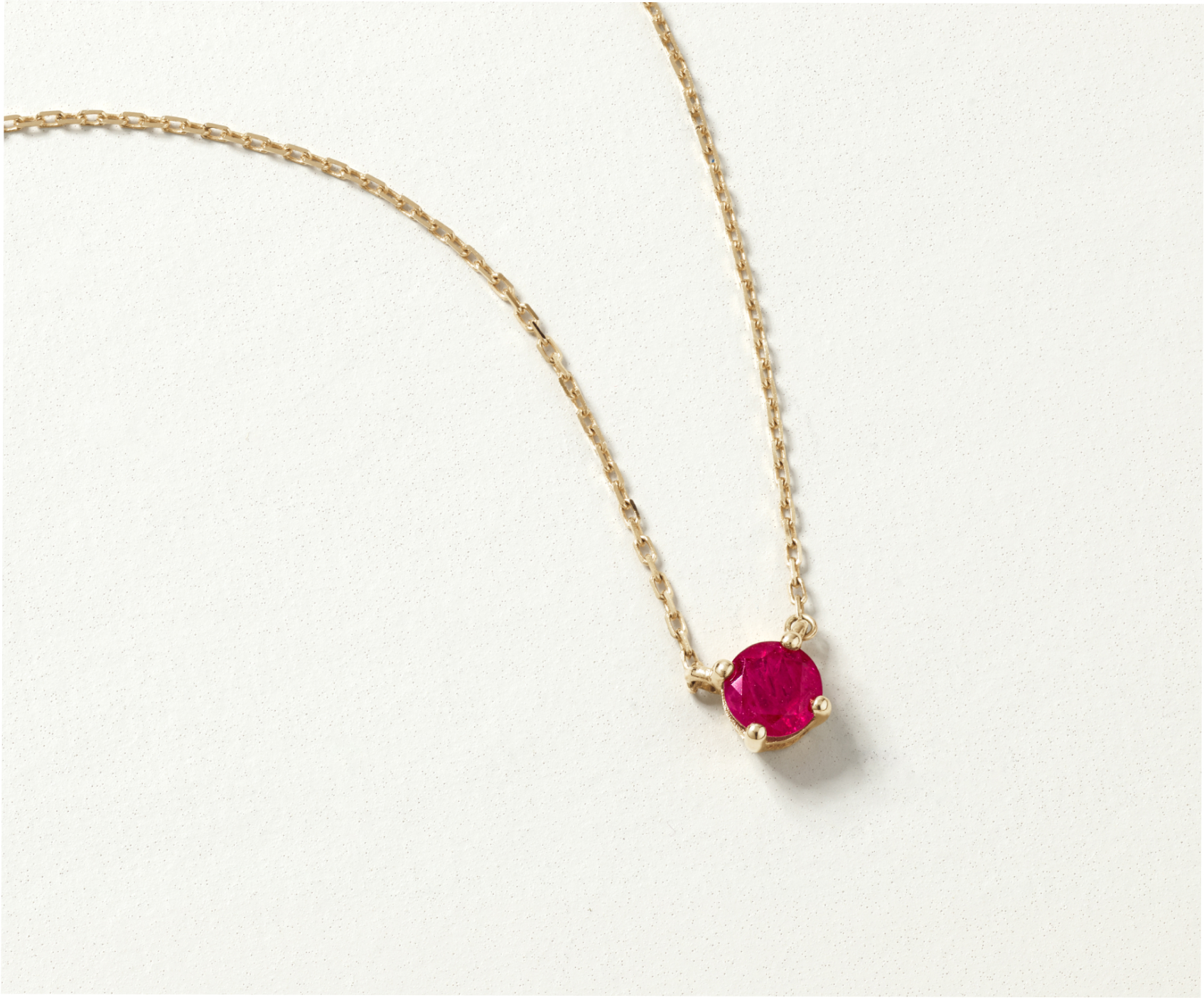 Rectangular Link Metal Tennis Necklace in 10kt Yellow Gold