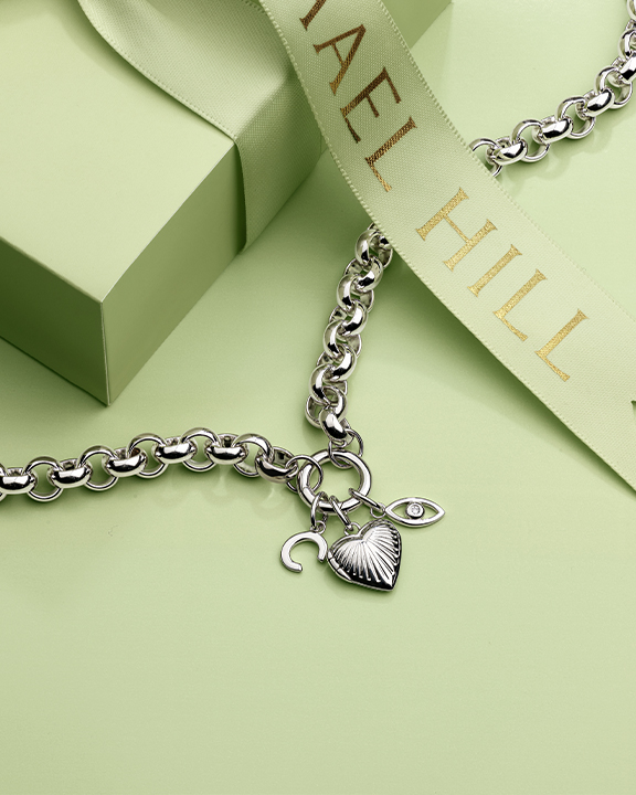 Michael Hill Silver Charm Necklace