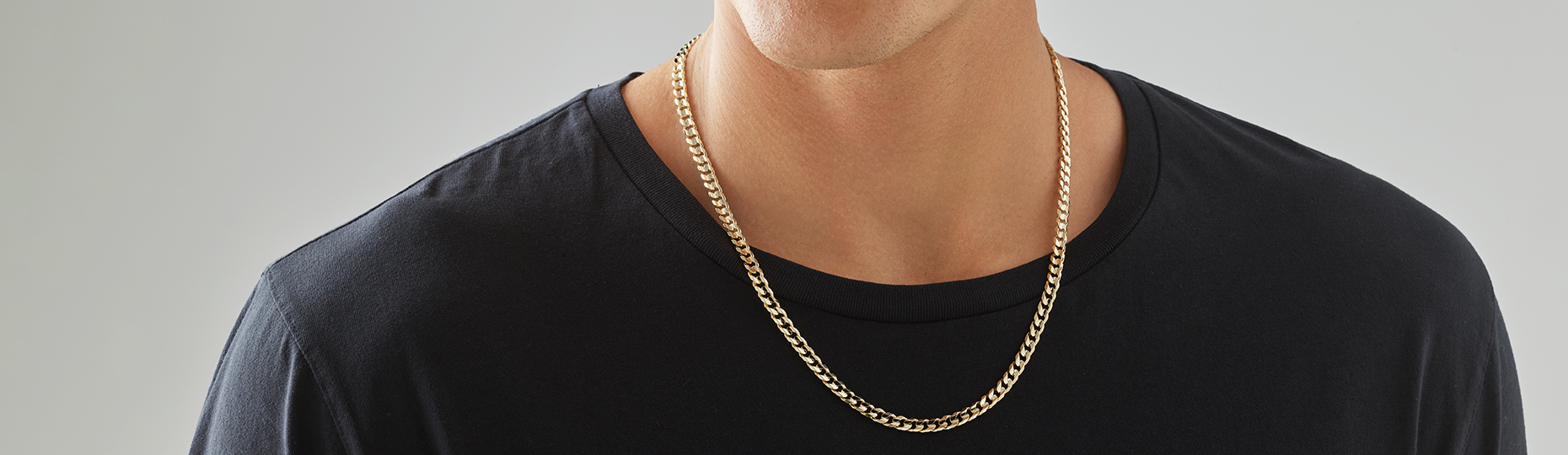 Cheap mens gold deals necklaces