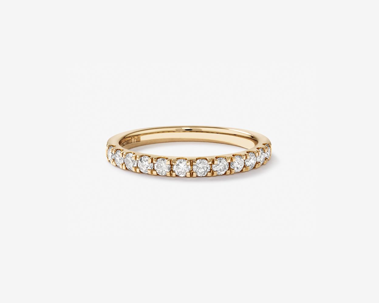Stangle of gold eternity band 