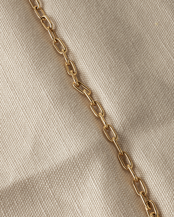 yellow gold chain necklace