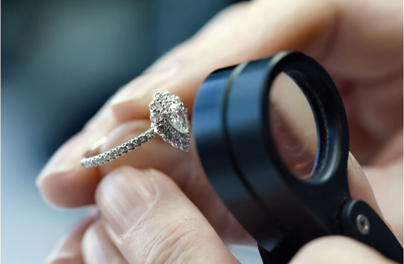 Learn about the Four Cs, diamond shapes, and key diamond ring styles.