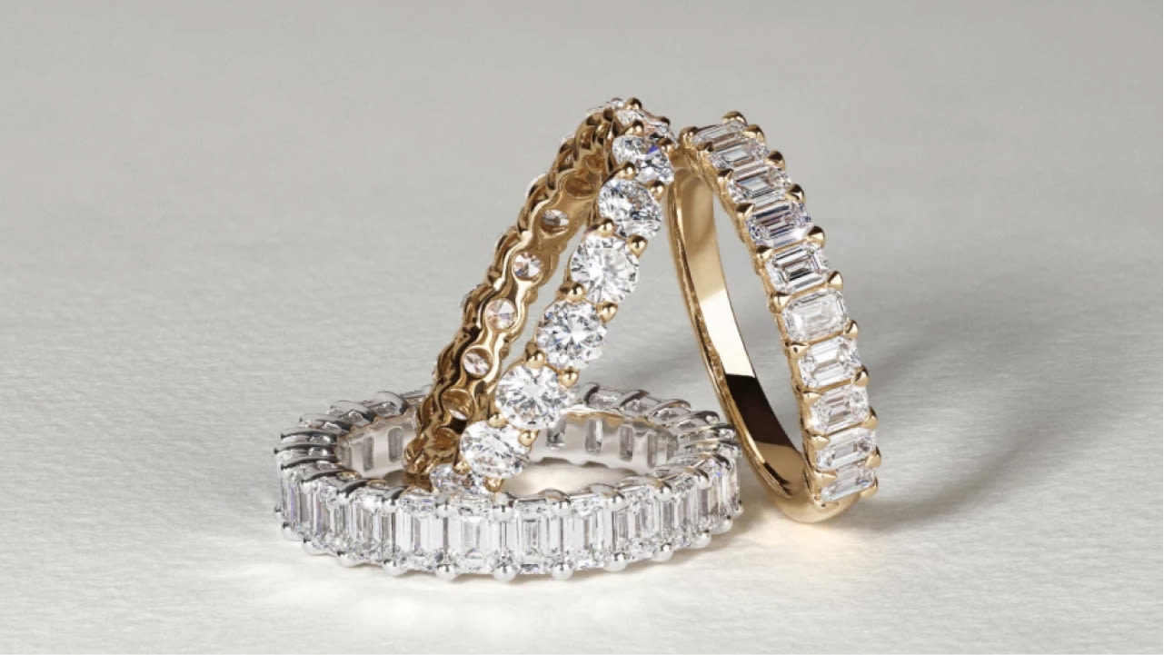 Diamond wedding bands