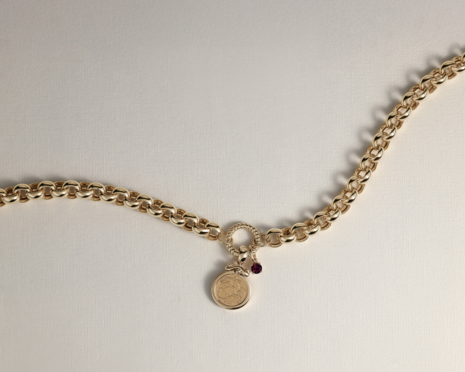 Michael Hill Gold Charm Necklace