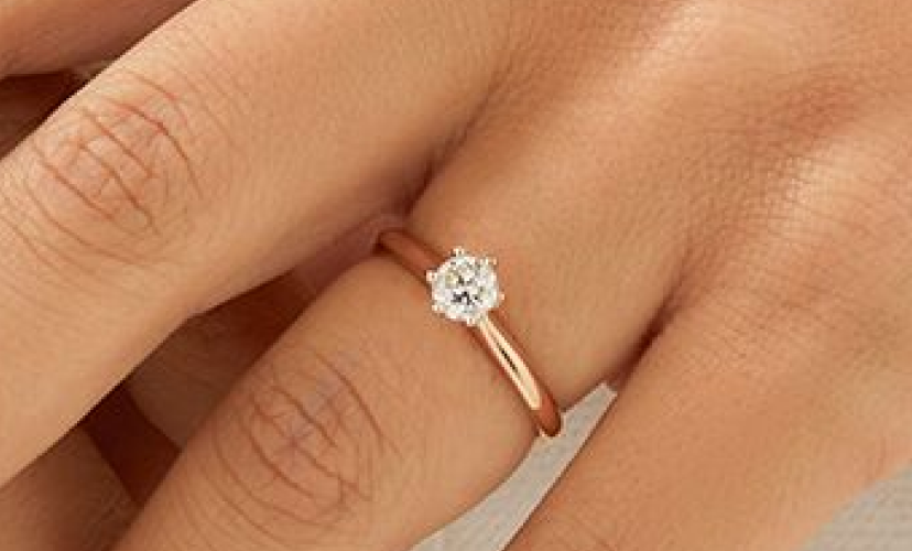 Rose Gold Engagement Rings and Wedding Bands