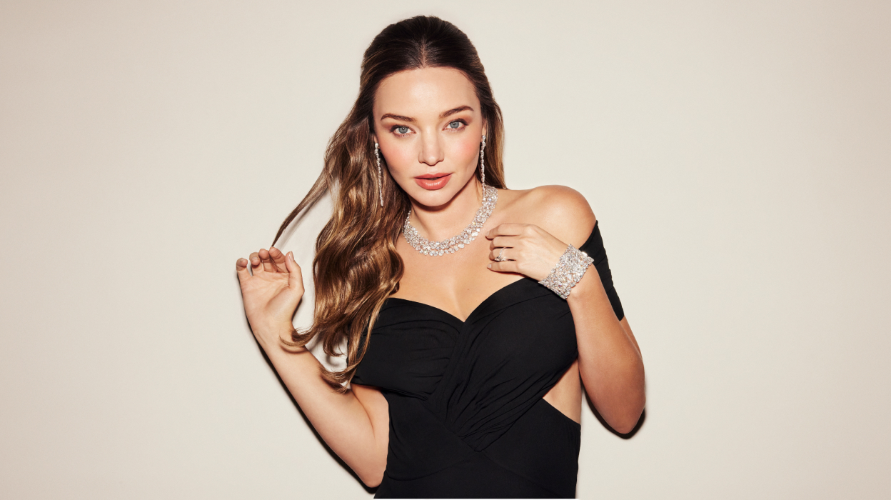 Miranda Kerr wearing Michael Hill's High Jewellery collection