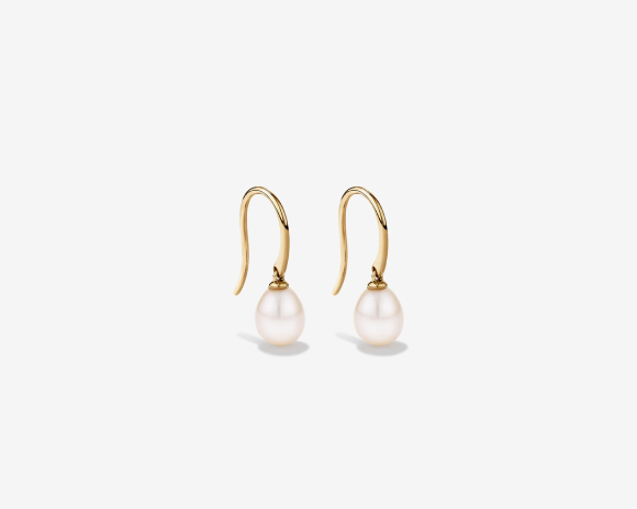 drop pearl earrings