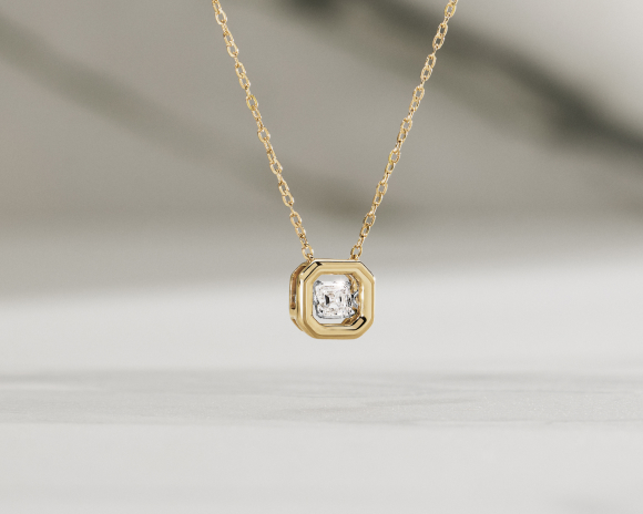 p initial pendant in 10kt yellow gold