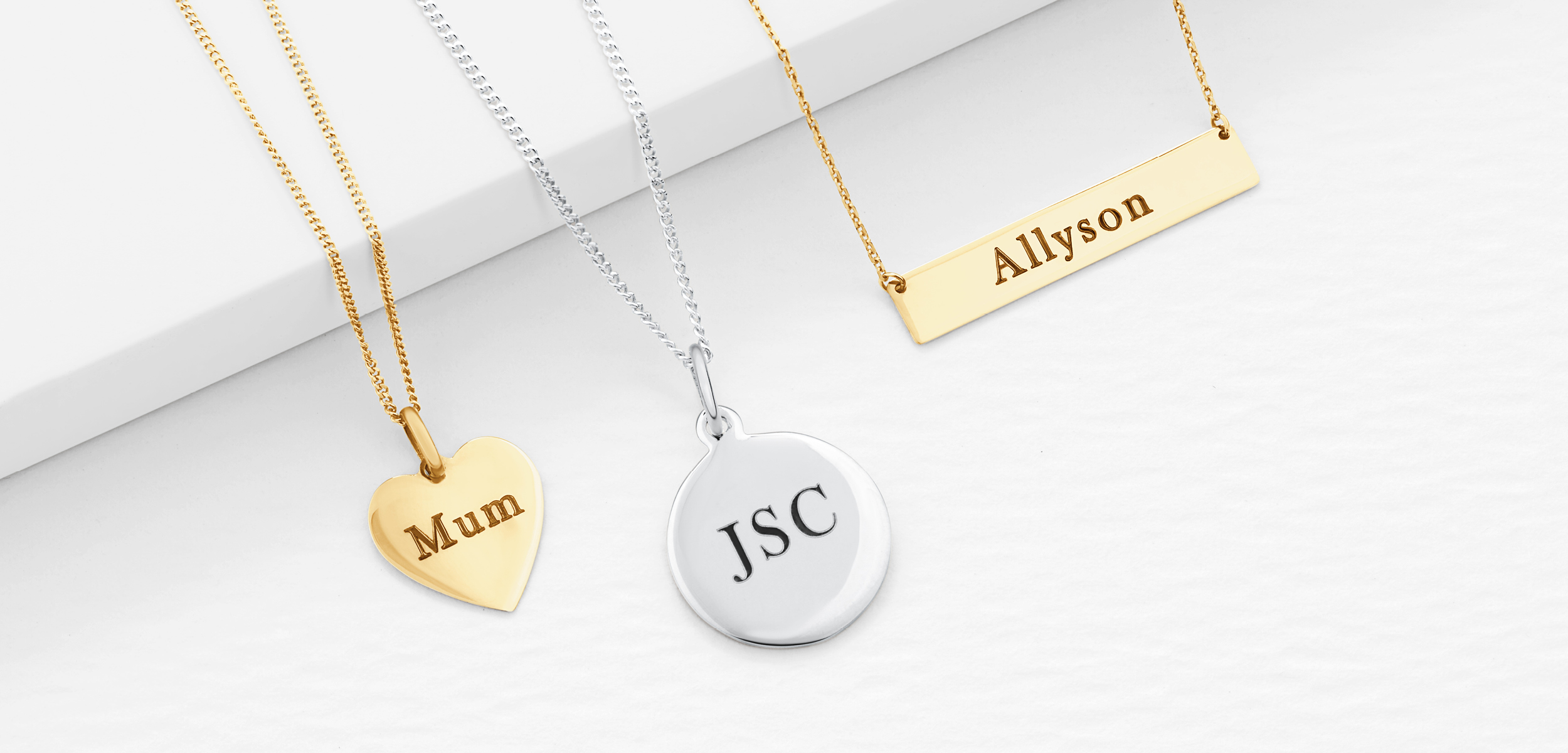 14K Solid Gold Personalized Mother daughter Necklace - Gift for Mom