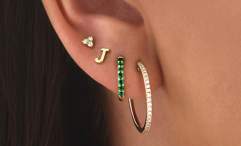 Ear Party: How to Stack Earrings
