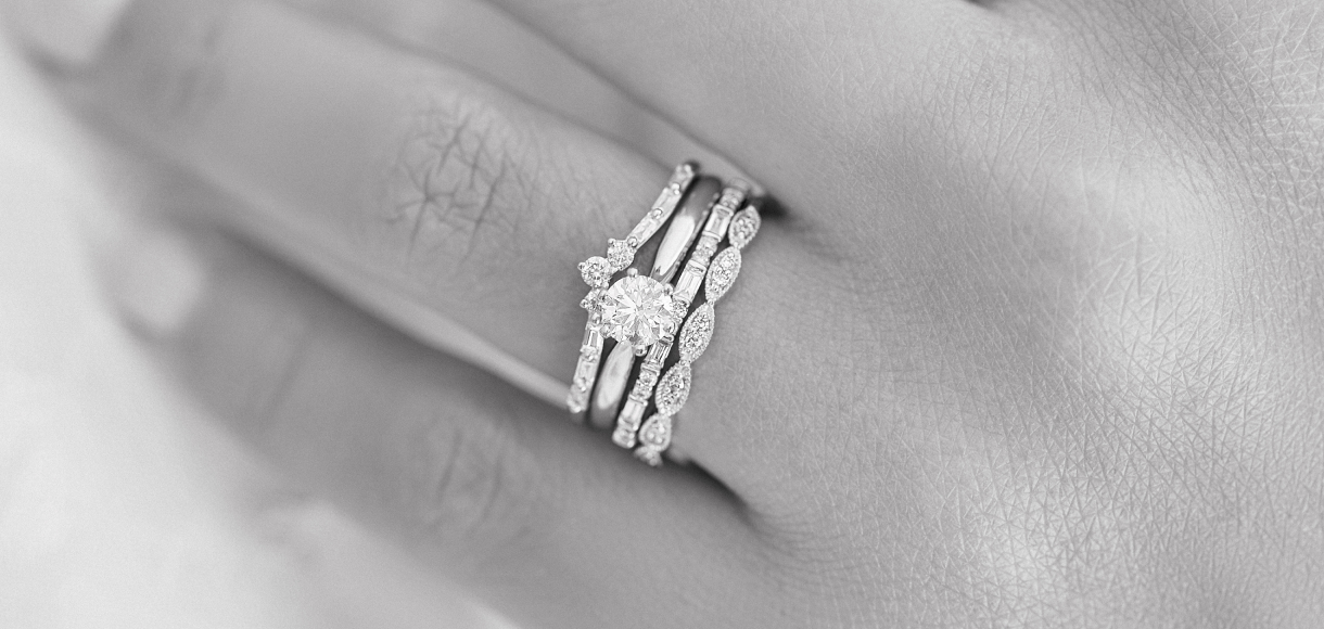 Evermore Bridal diamond ring set