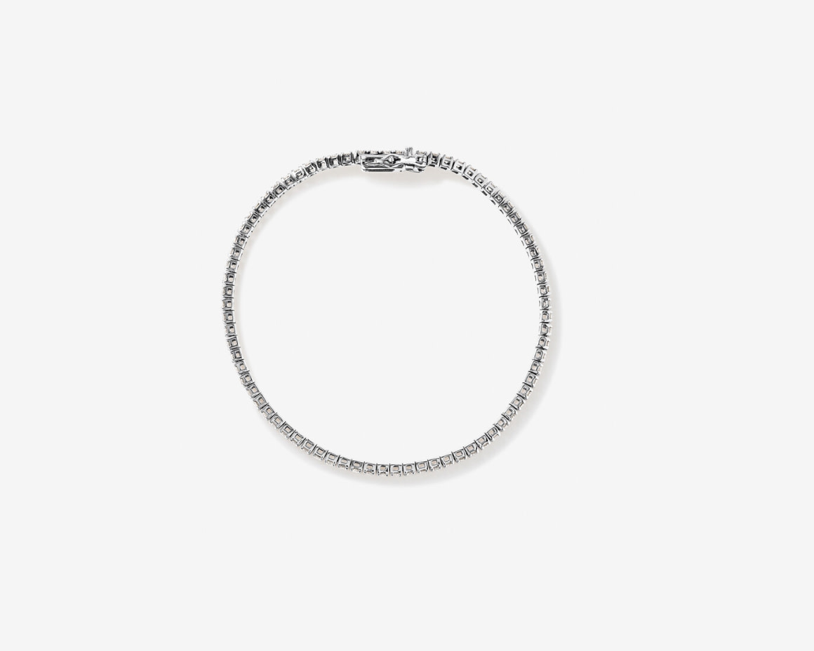 
bracelet tennis en argent sterling avec diamants