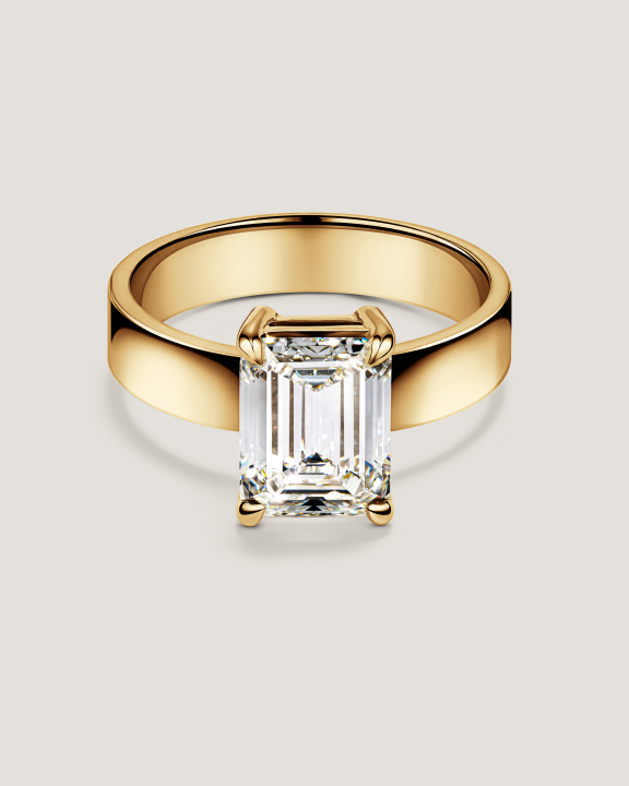 Yellow Gold Statement Solitaire