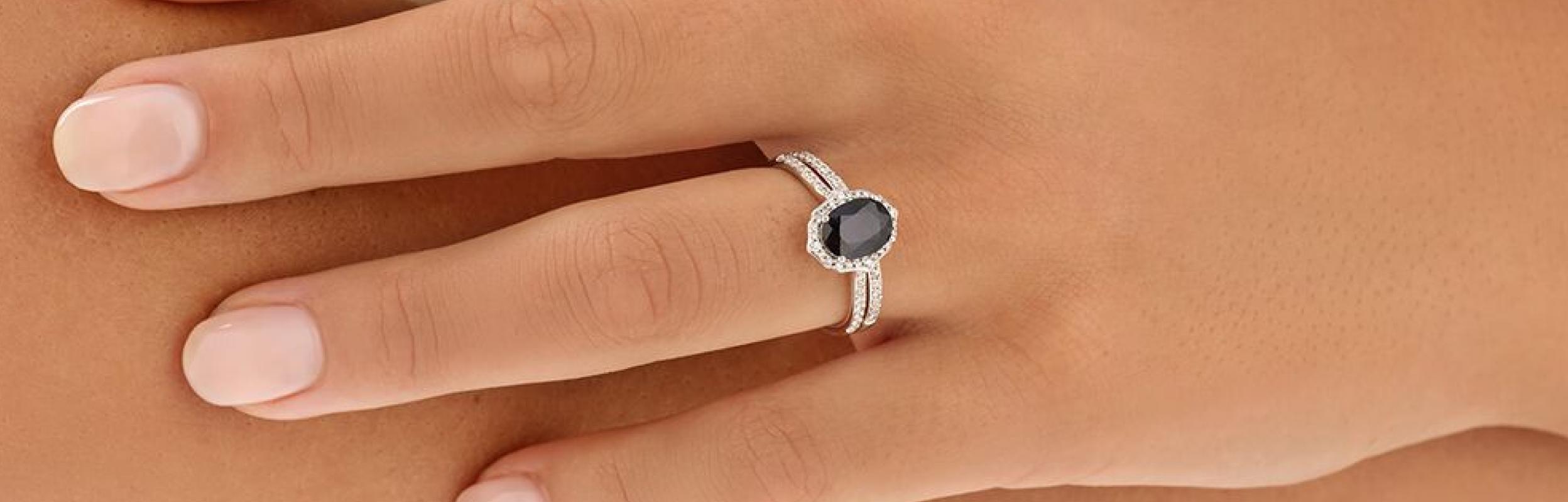 blue sapphire engagement ring with diamond halo