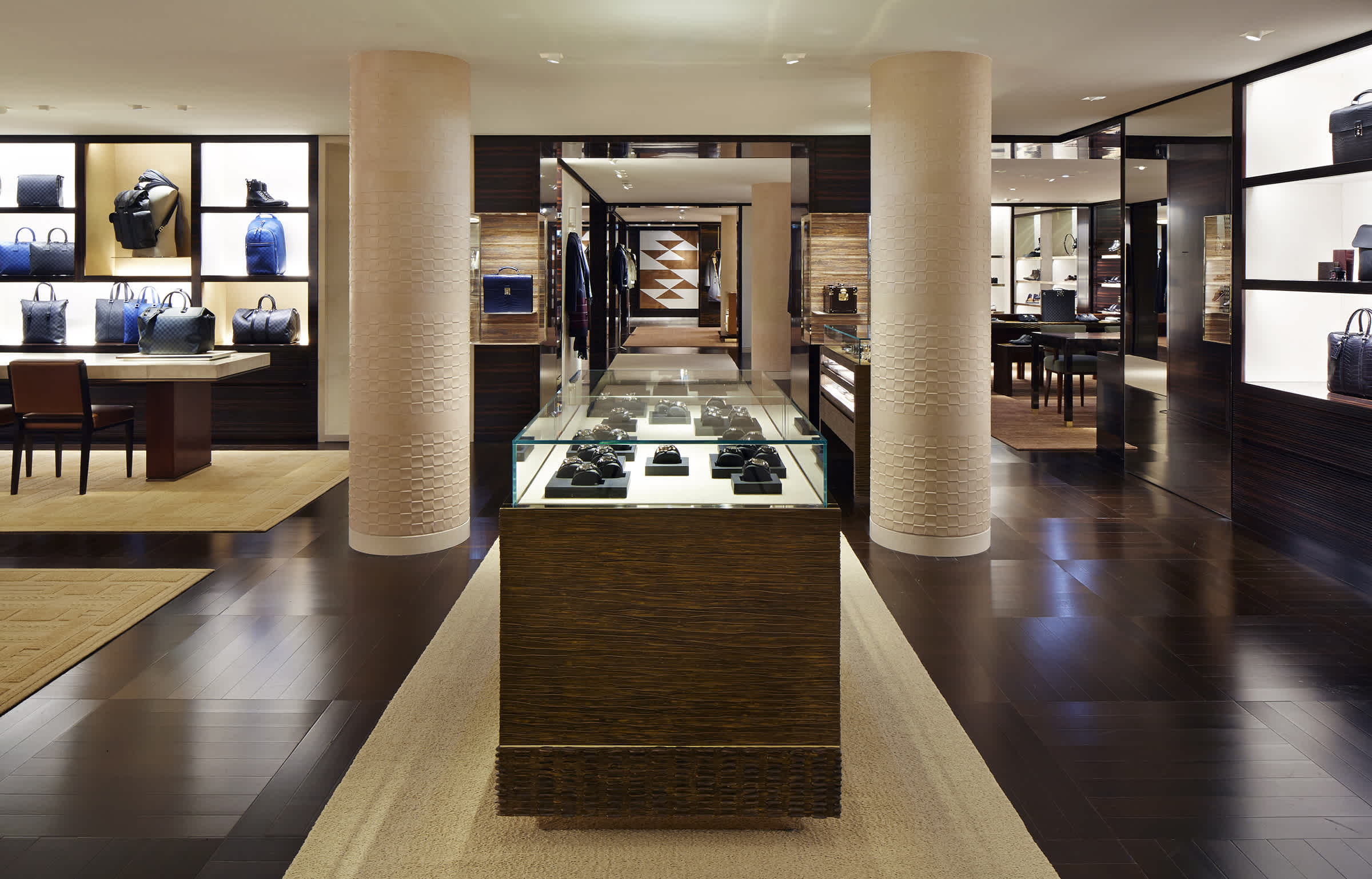 Louis Vuitton Boutique on Avenue Montaigne in Paris, France on