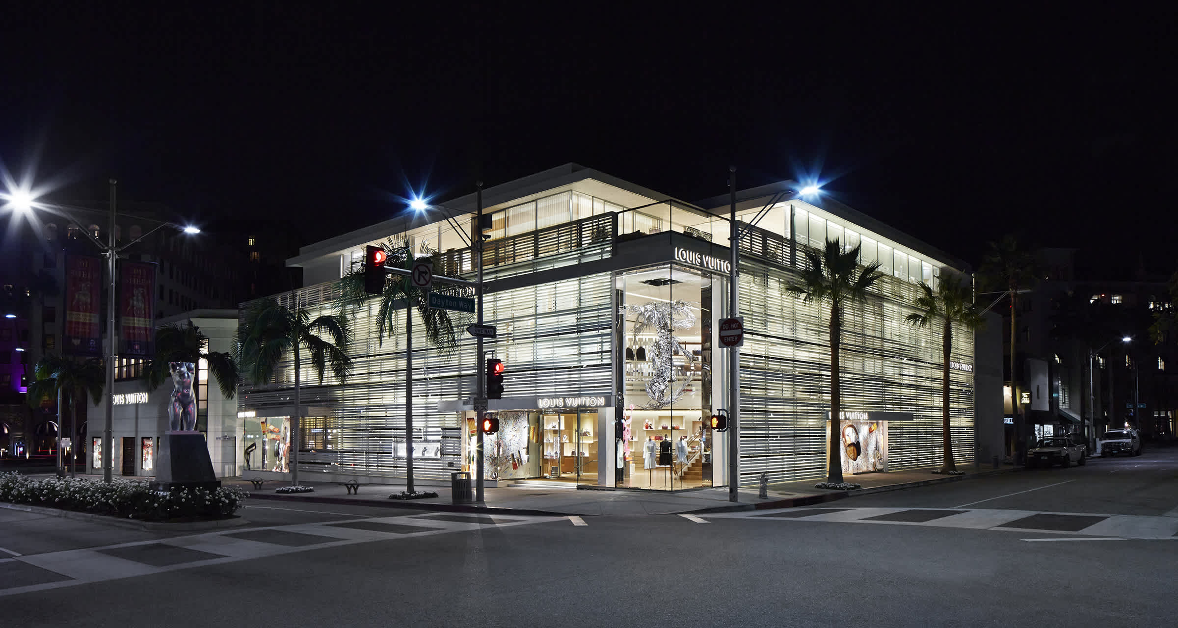 Louis Vuitton Rodeo Drive in Beverly Hills, California