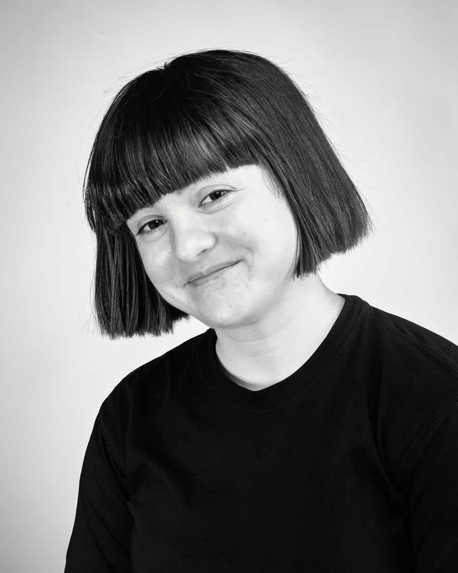 Maren Berger portrait in black and white