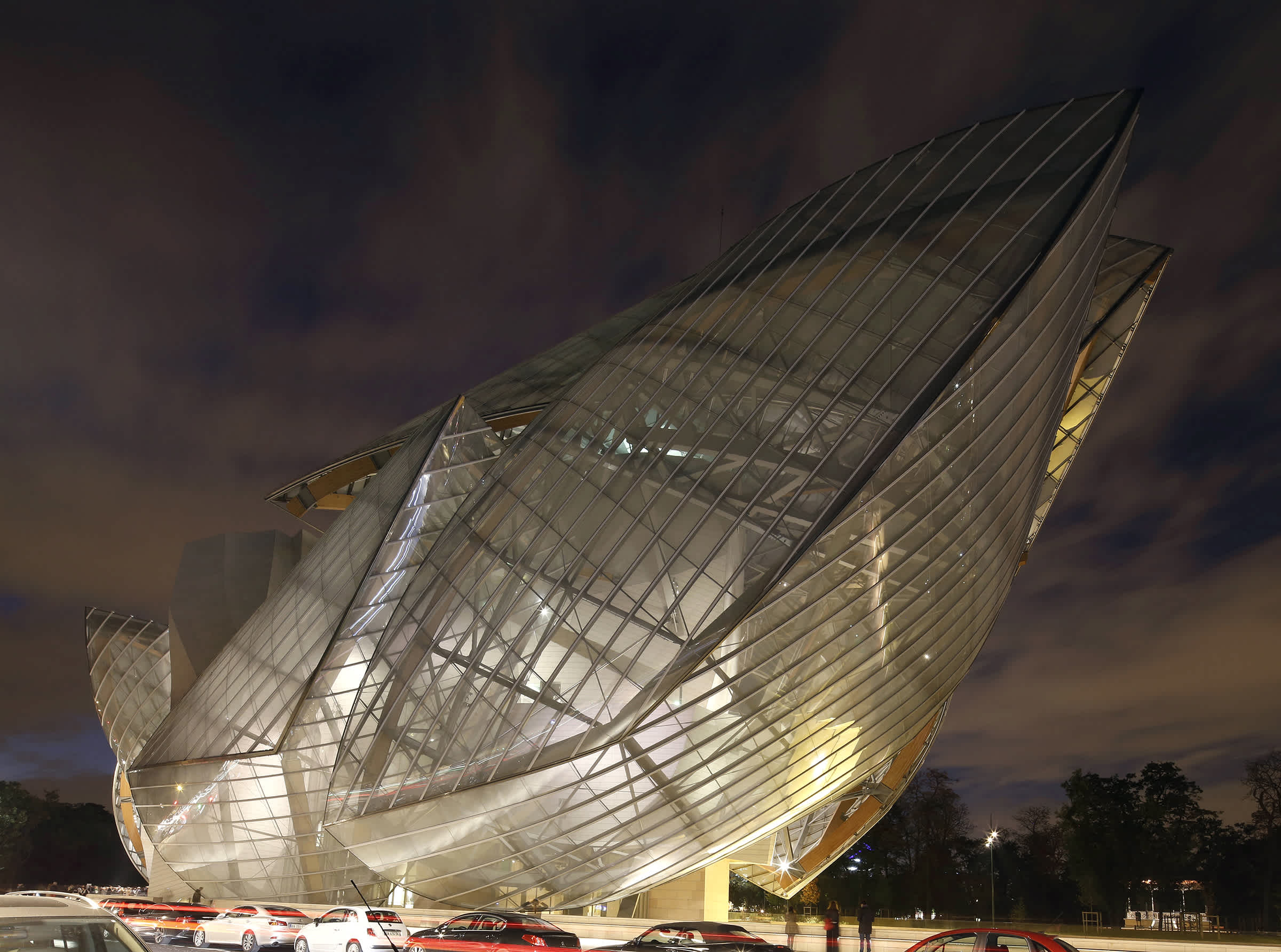 The Louis Vuitton Foundation's Auditorium by Gehry.
