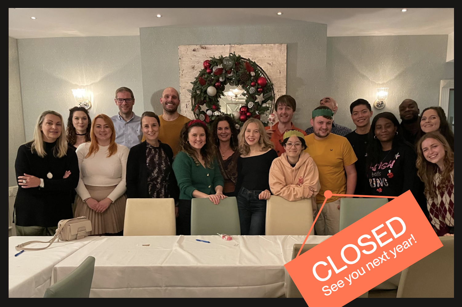 Why do we close CYB over Christmas