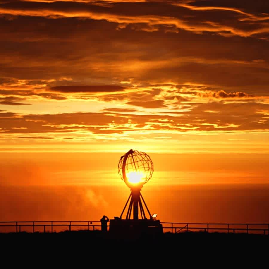Evening in the North Cape, Norway