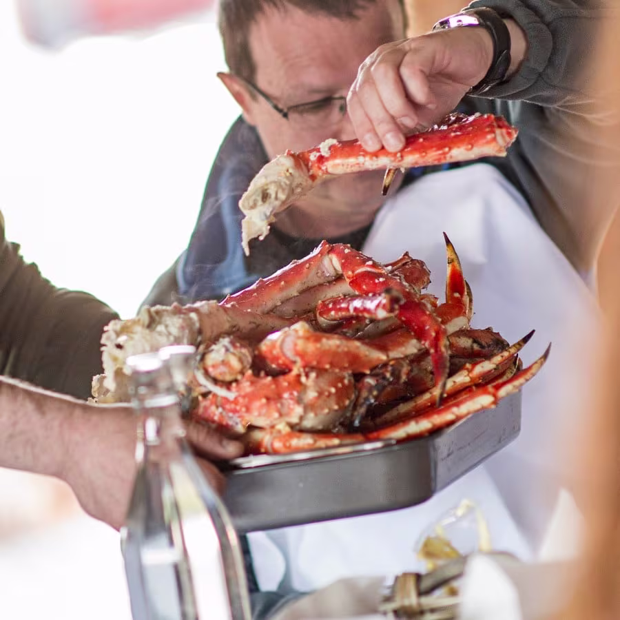 King Crab serving