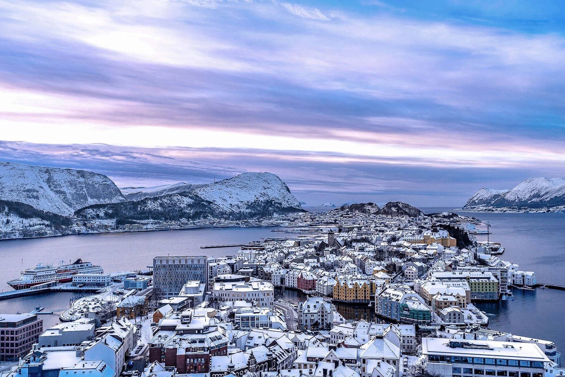 Ålesund en hiver