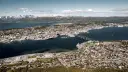 Tromso en Norvège vue scénique