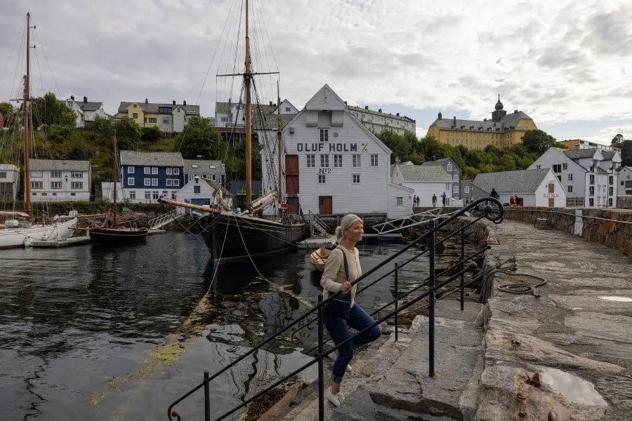 Alesund et Art Nouveau en automne