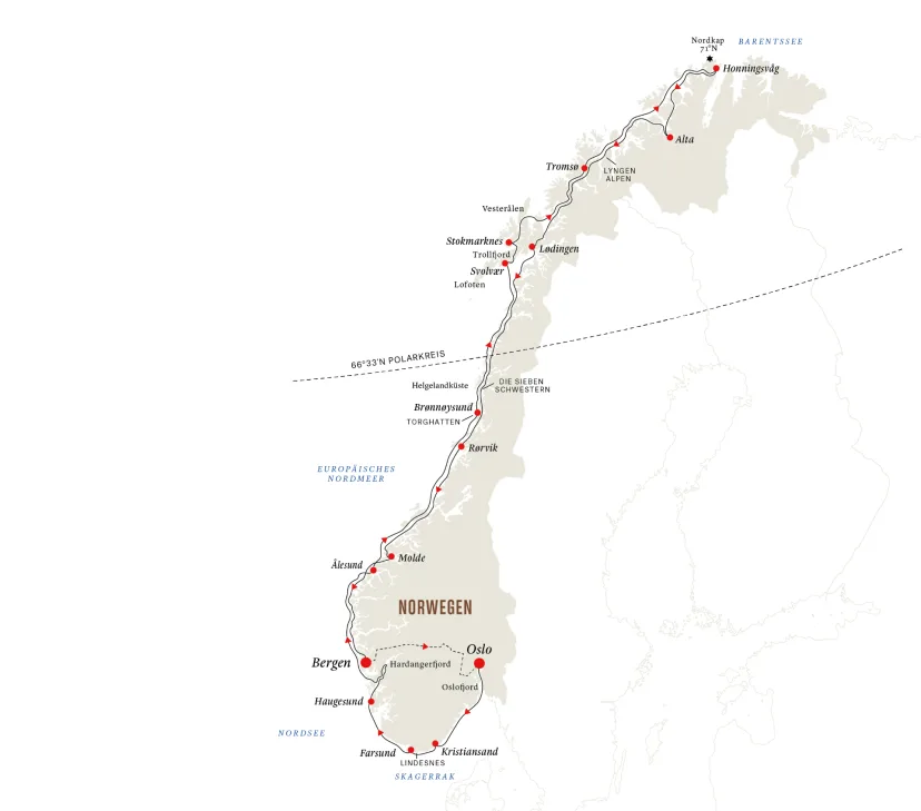 The North Cape Express - Full Voyage 2024-2025
