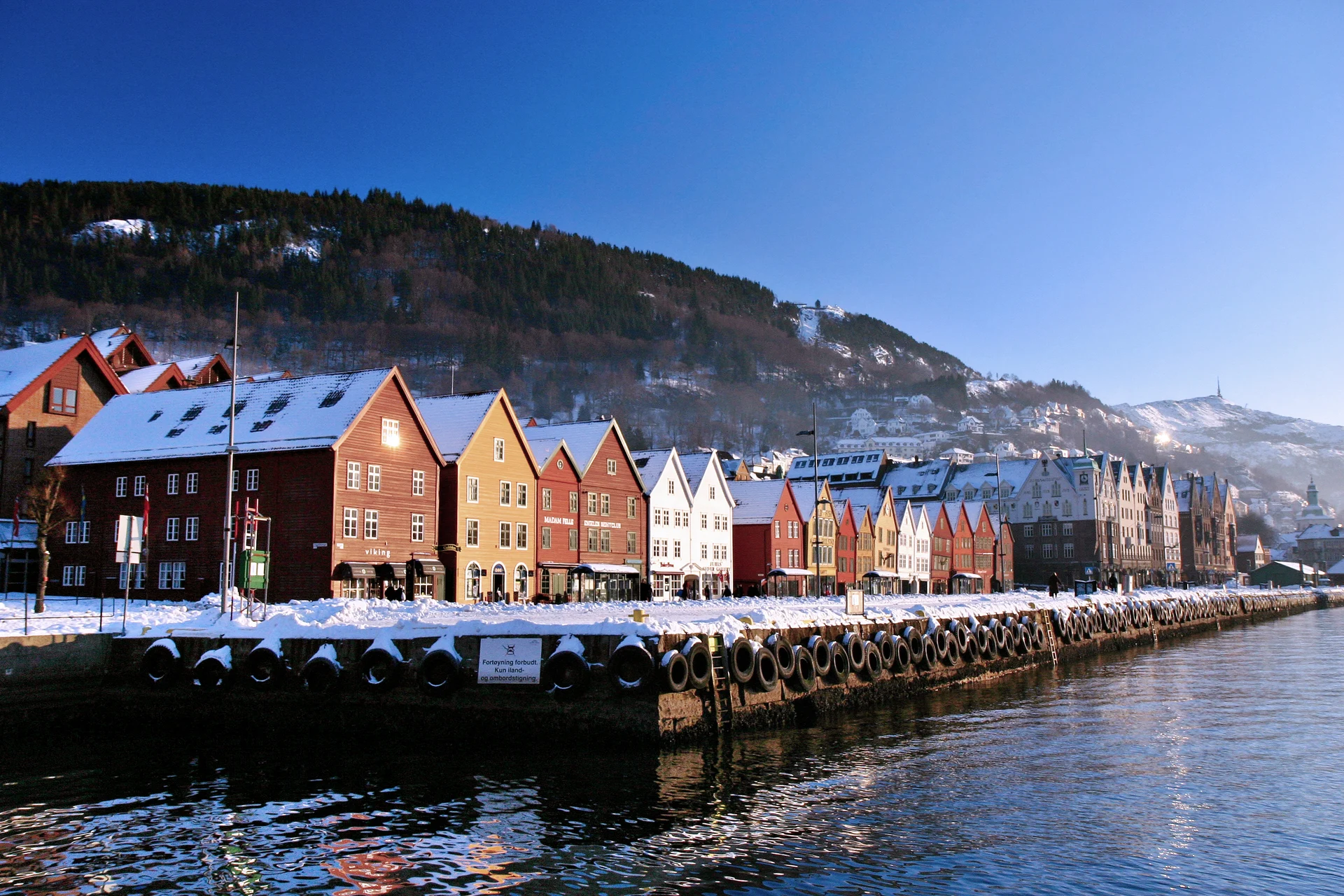 The UNESCO-listed Bryggen quarter is Bergen's most famous neighbourhood