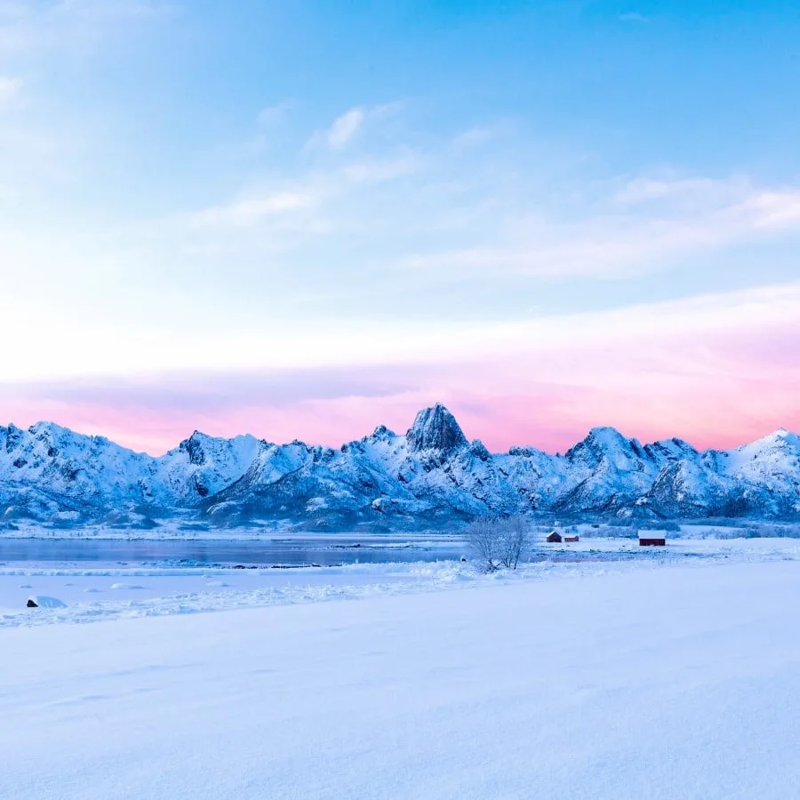 Vesterålen in winter, Norway