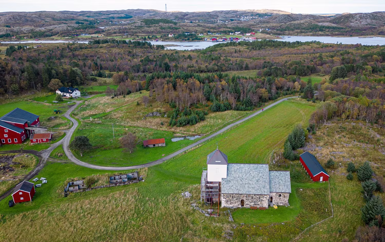 The Medieval Church of Nærøya island