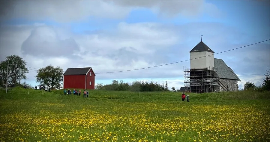 The Medieval Church of Nærøya island