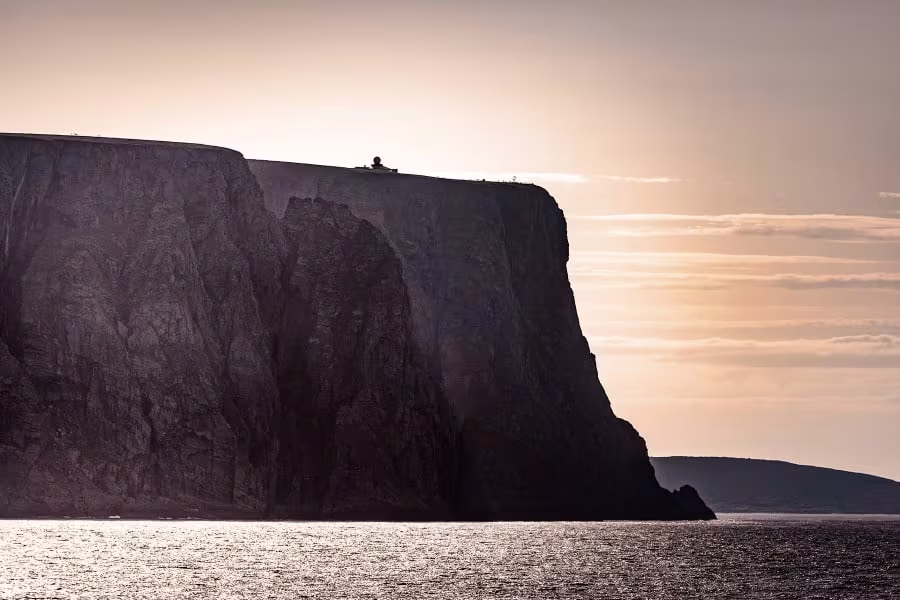 Sunrise at the North Cape in Norway