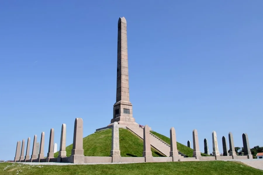 The Viking memorial in Haugesund