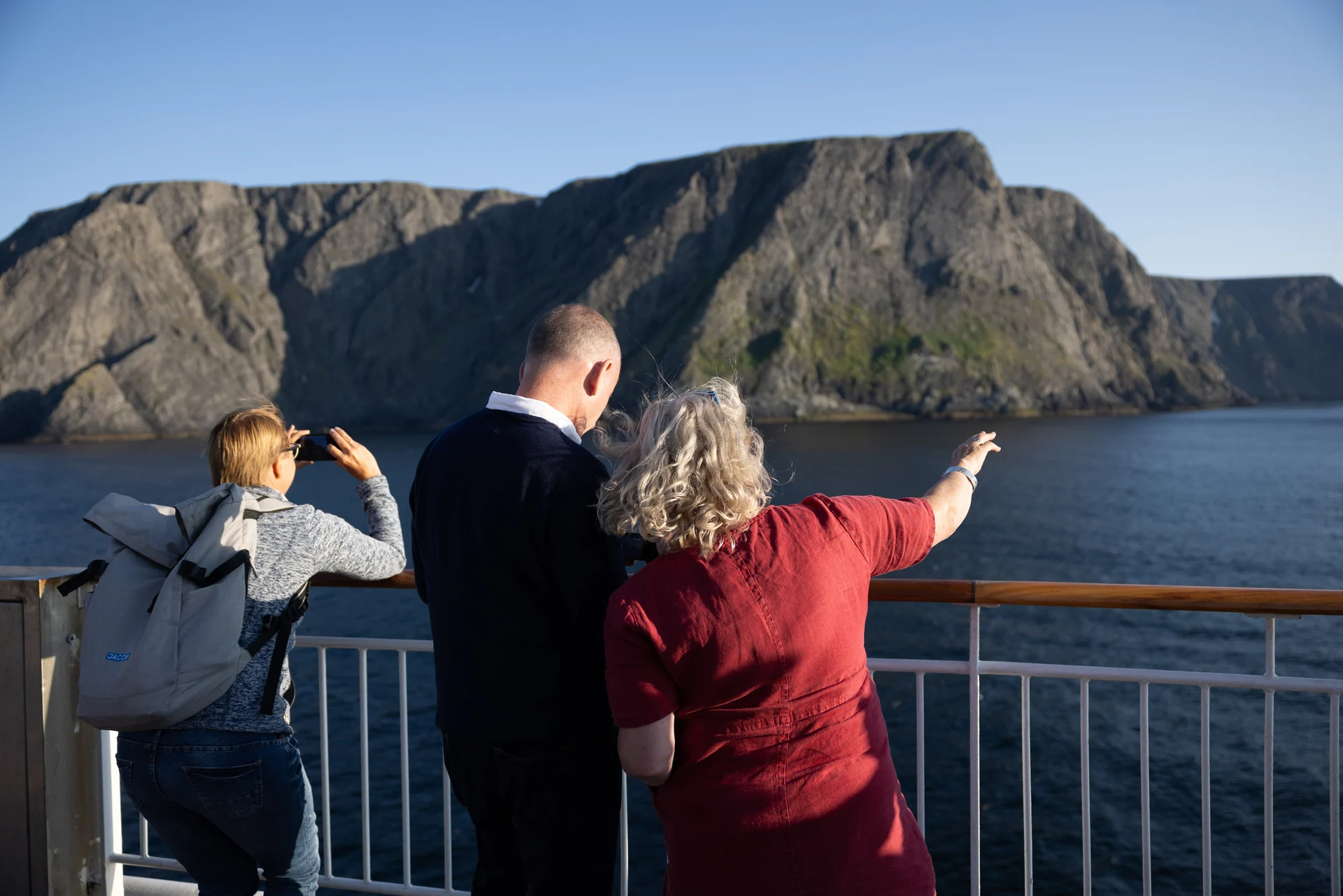 Soak up the best of the Norwegian coast from your ship's top deck