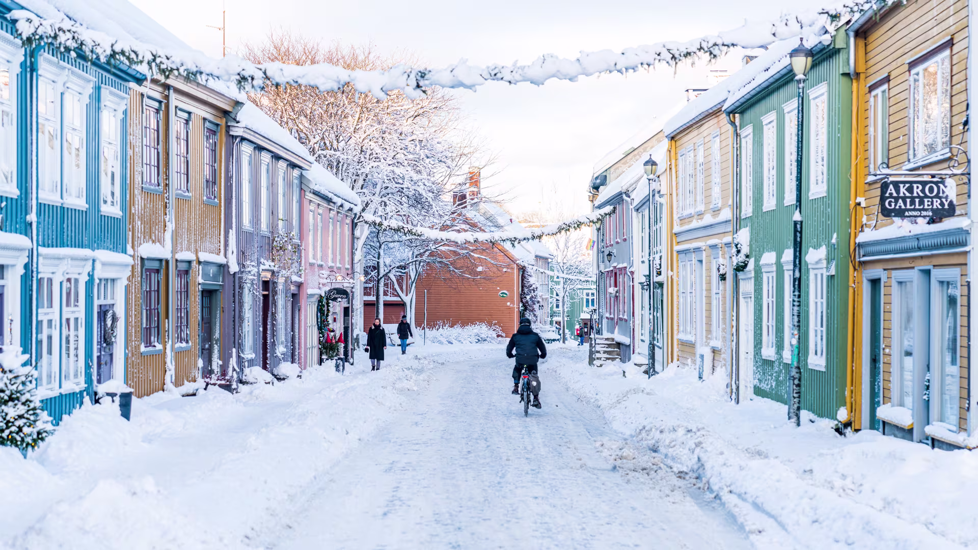 Winter in Trondheim Shopping at Bakklandet