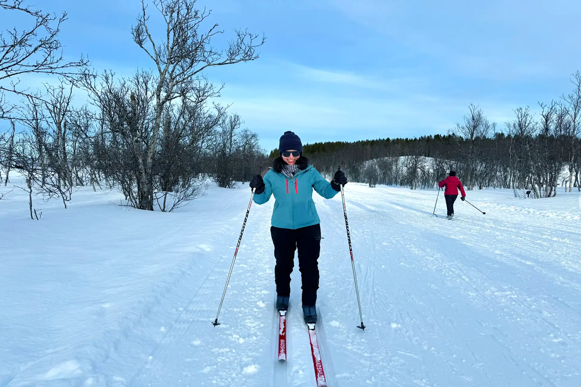 Guided cross country ski trip - beginner ski course in Tromsø. Credit photo Sophie Victoria 5