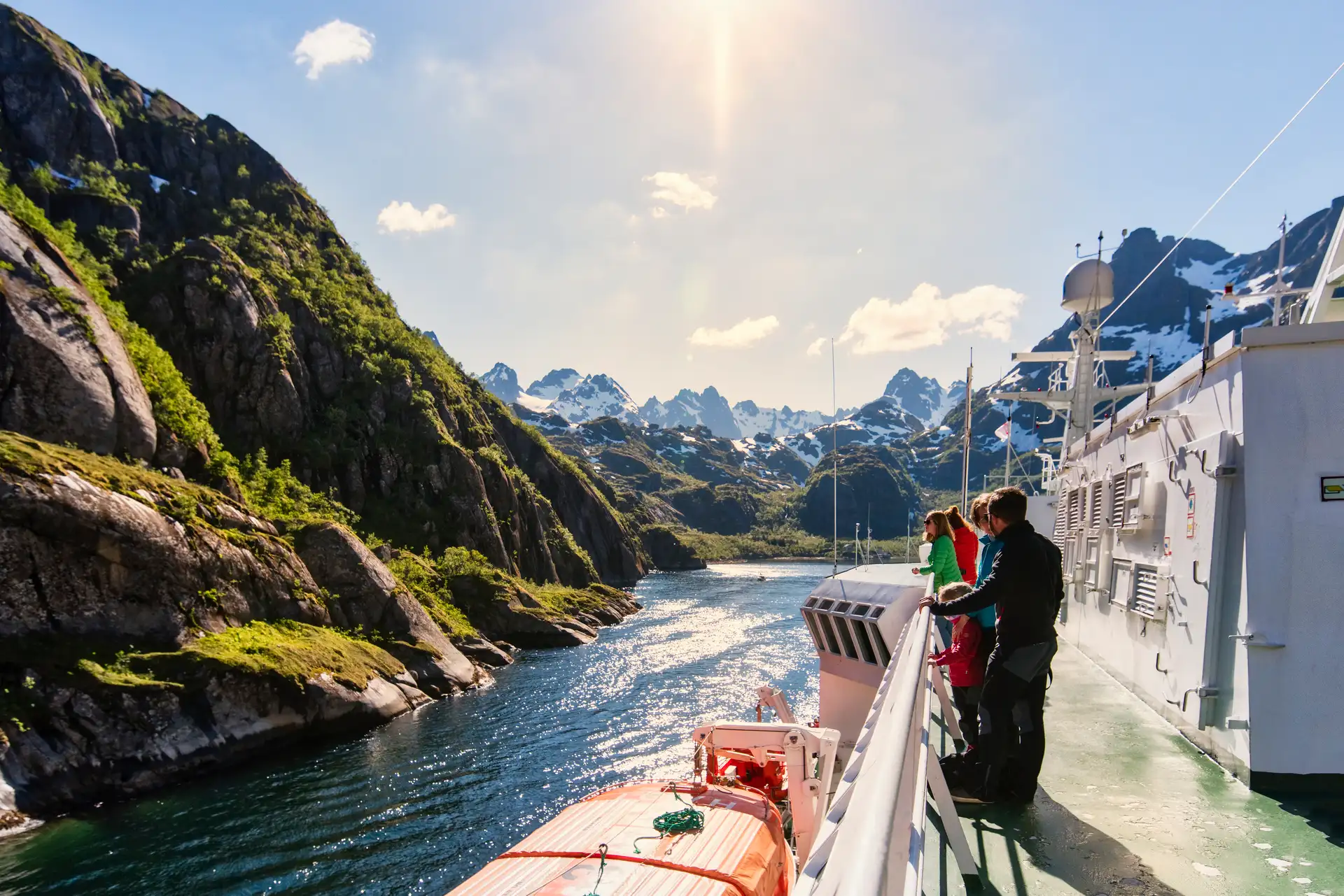 Sailing into Trollfjord