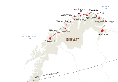 2-Day Norwegian Voyage | Kirkenes to Tromsø