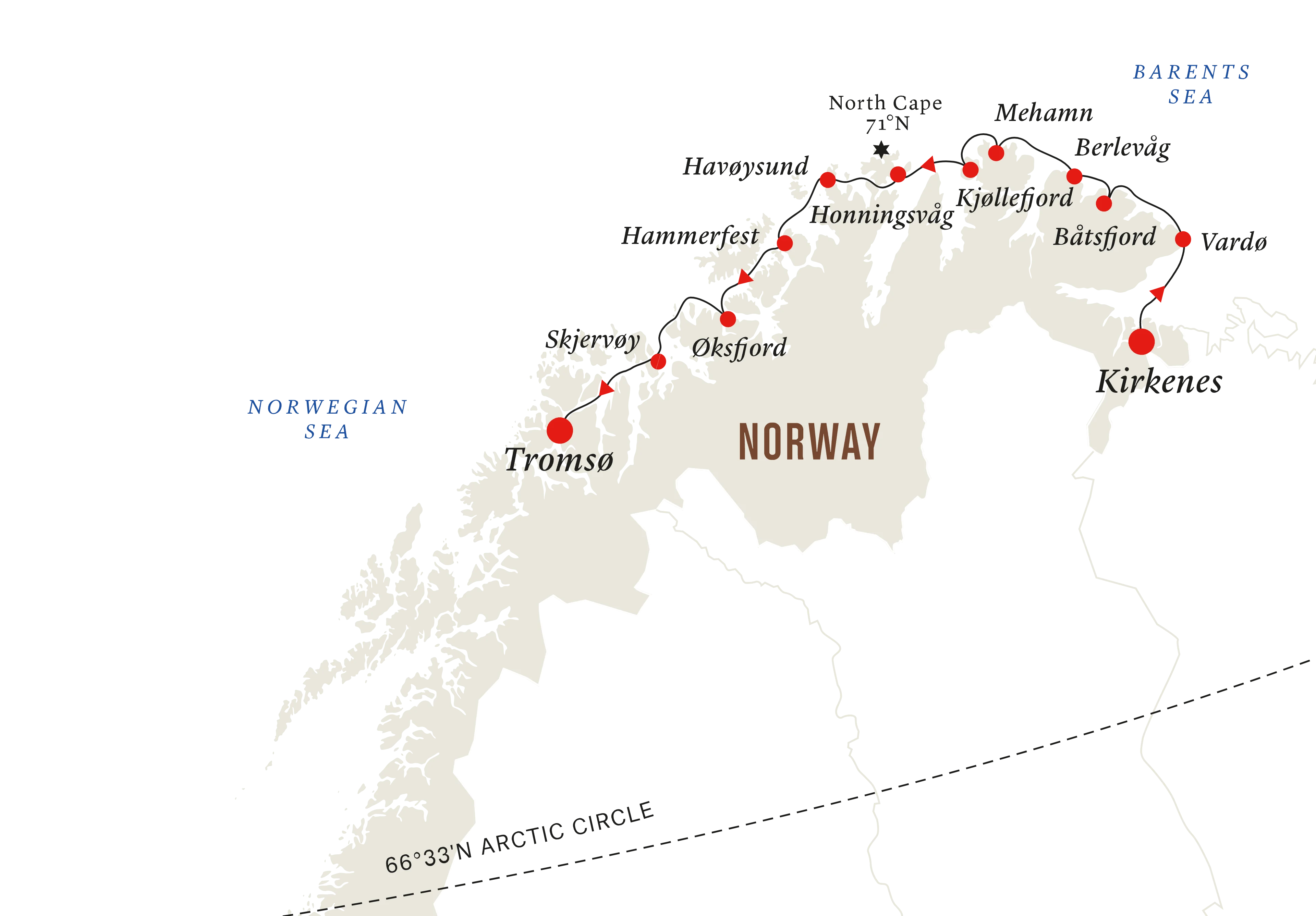 2-Day Norwegian Voyage | Kirkenes to Tromsø