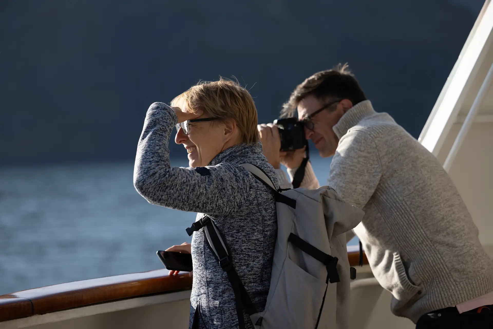 Whale Watching on Deck