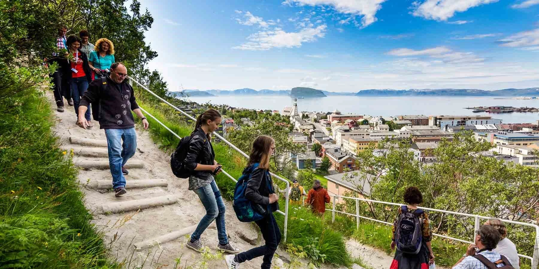 Hiking excursion at Hammerfest