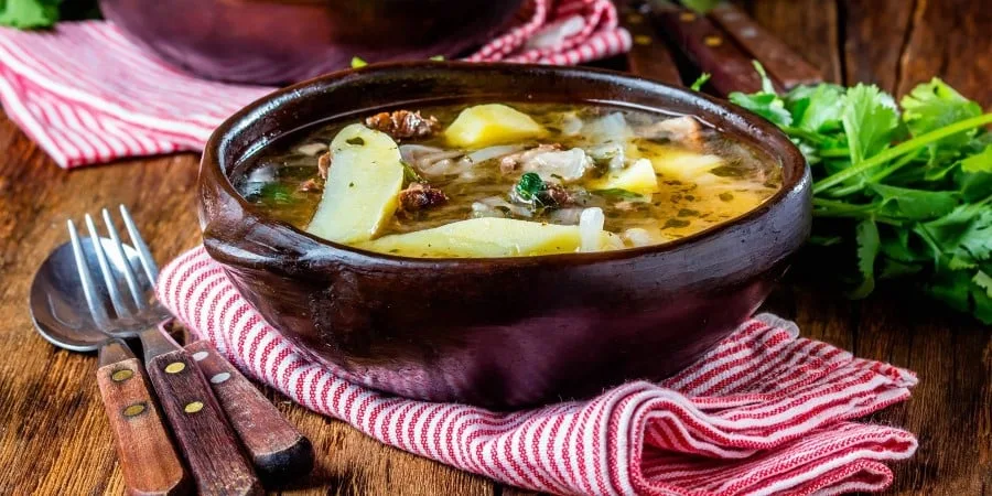 A bowl of food on a table. Photo: Shutterstock