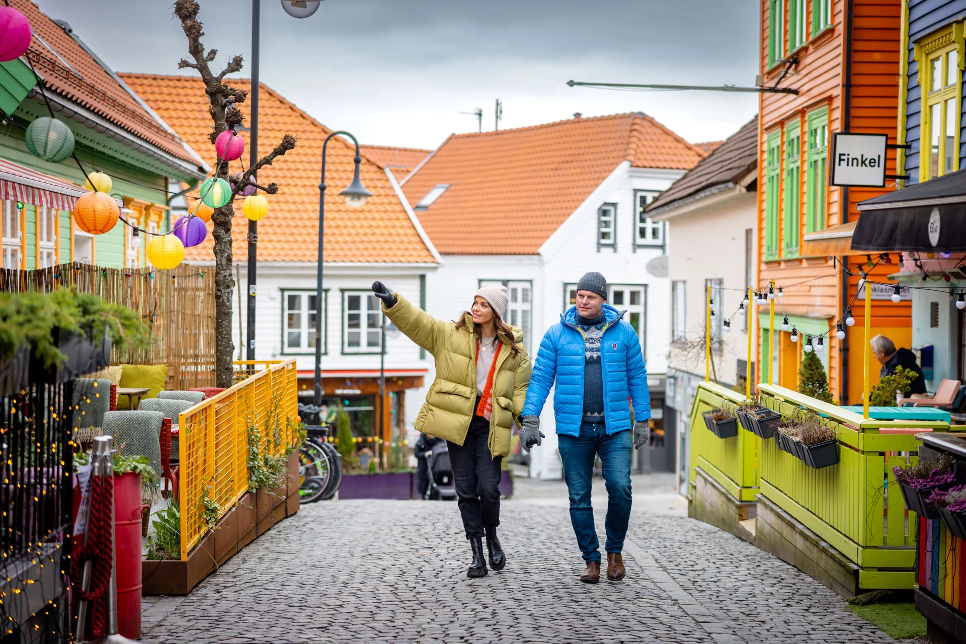 Talk a stroll through Fargegata (The Colour Street) during your time in Stavanger
