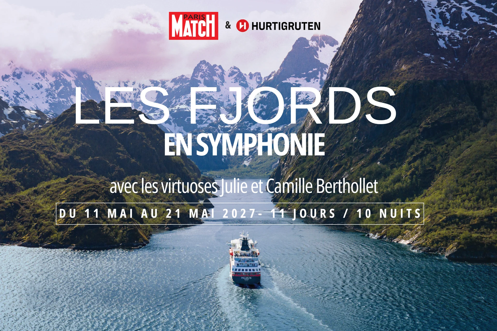 Les Fjords en Symphonie du 11 au 21 Mai 2027