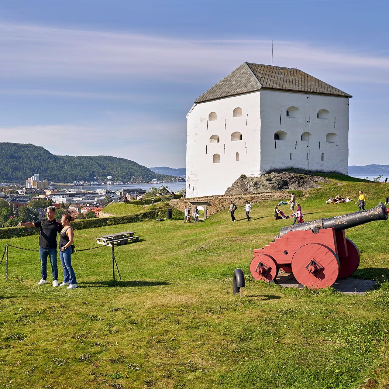 Kristiansten Fortress in Trondheim