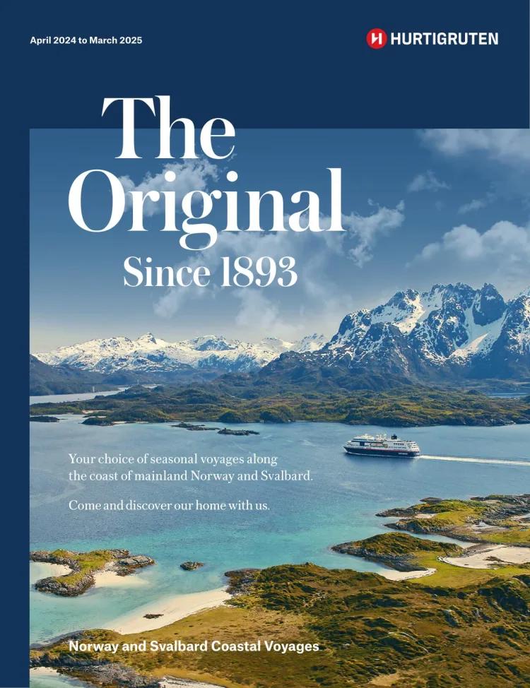 Norway and Svalbard Coastal Voyages US Brochure 2024-2025 cover